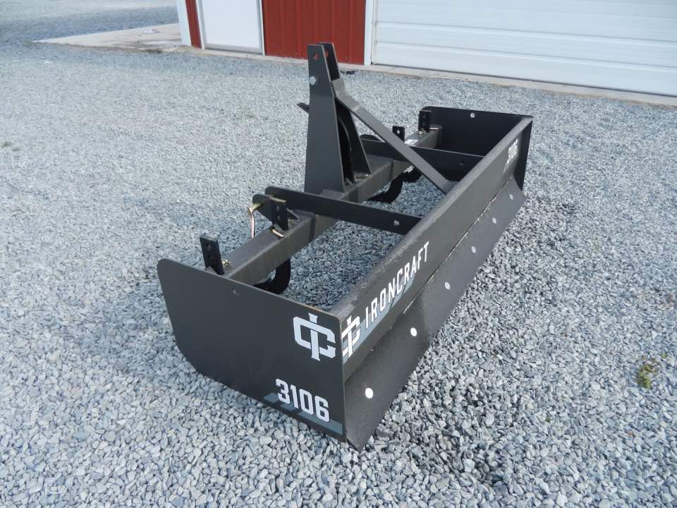 IronCraft box blade photographed at Tractors For U